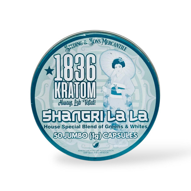 1836 Kratom Shangri La La Jumbo Kratom Capsules