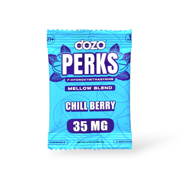 Dozo Perks Chill Berry Mello Blend 7-OH Tablets 35mg
