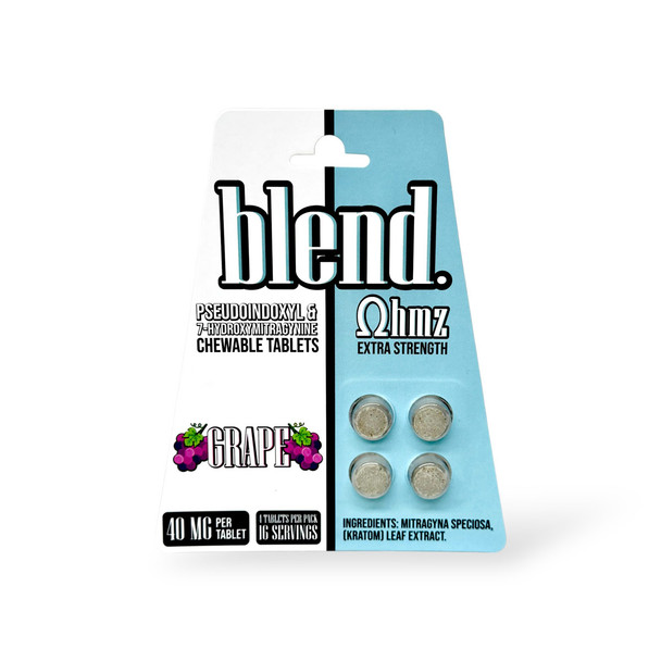 Blend. Pseudo & 7-OH Chewable Tablet Grape 40mg