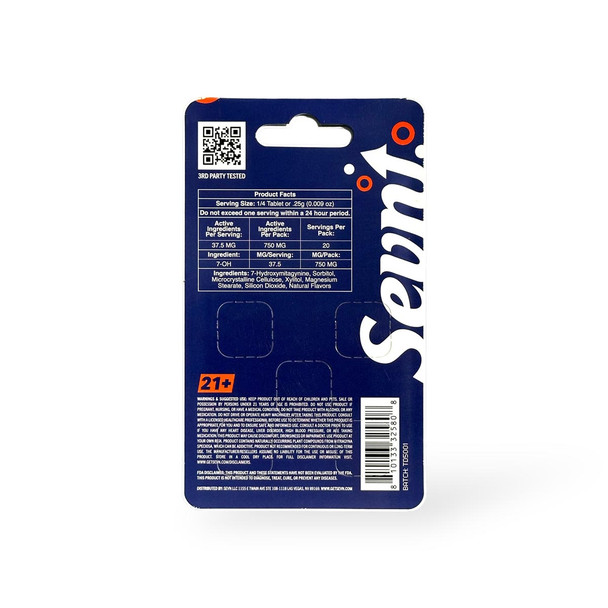 Sevn Tangerine Dream 150mg 7-Hydroxy Chewable Tablets