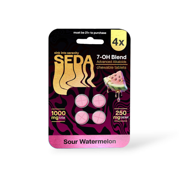 Seda 7-OH Blend 250mg Chewable Tablet – Sour Watermelon