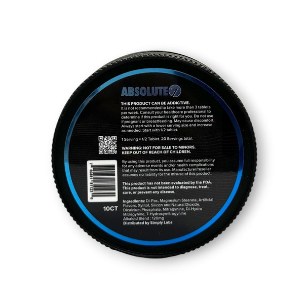 Absolute 7-Hydroxy Chewable Tablets 120mg
