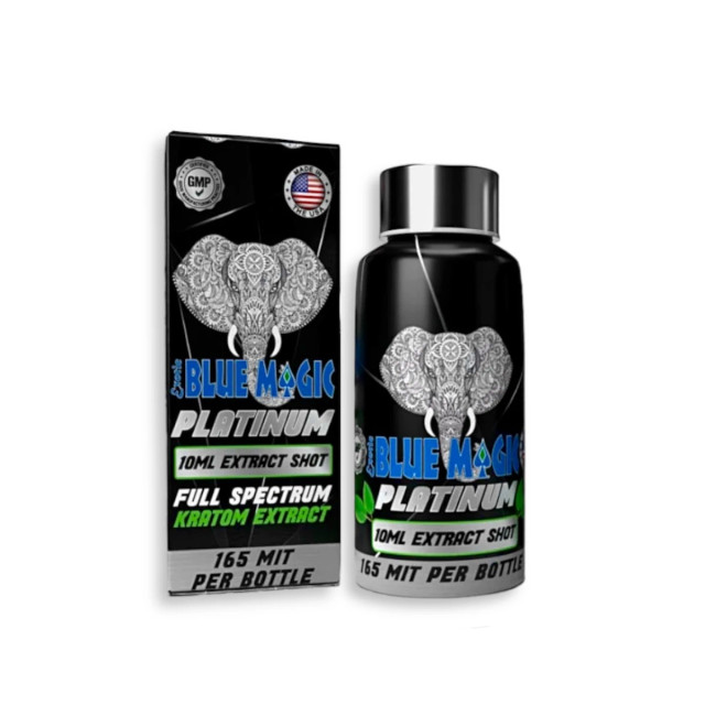 Blue Magic Kratom Extract Platinum Shot 165mg 10ml