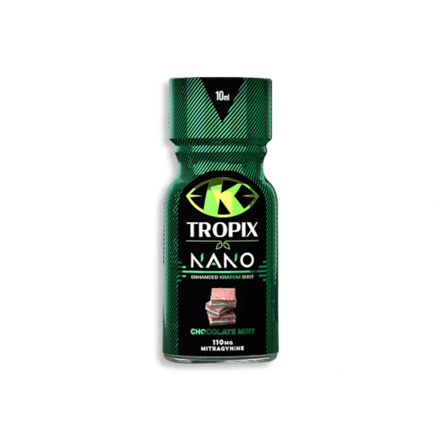 K Tropix Kratom Enhanced Shot Nano Chocolate Mint