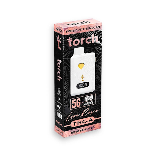 Torch Live Rosin Forbidden Romulan Indica Disposable 5g