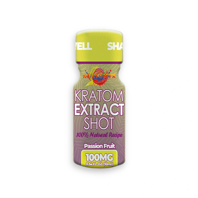 Kratomyx Kratom Extract Shot Passion Fruit 100mg 10ml