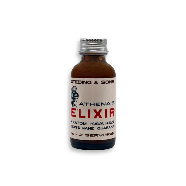 Steding & Sons Kratom Kava Shot  Athenas Elixir 1oz