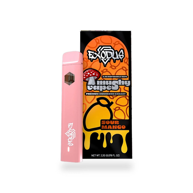 Exodus Premium Mushroom Extract Mushroom Vape Sour Mango 2.2g