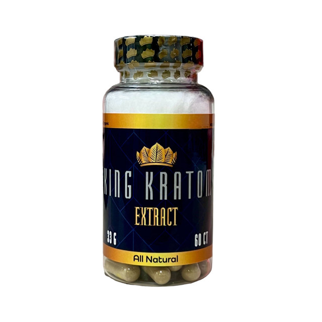 King Kratom Extract Capsules Pure Leaf Kratom