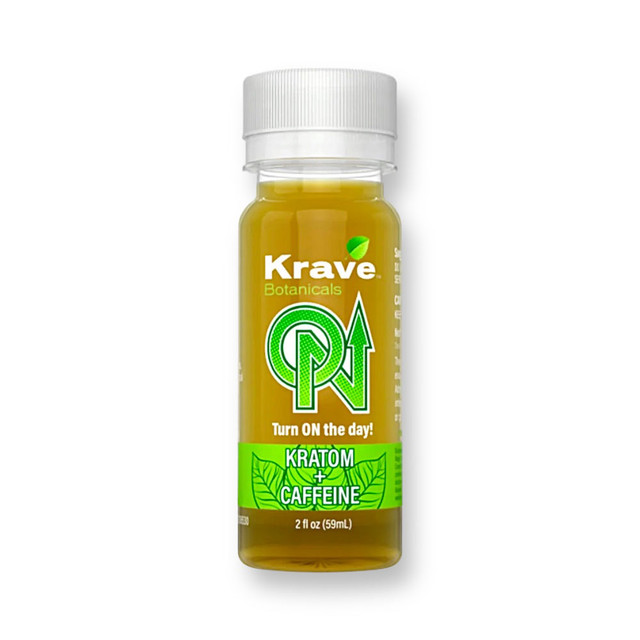 Krave On Kratom + Caffeine Shot