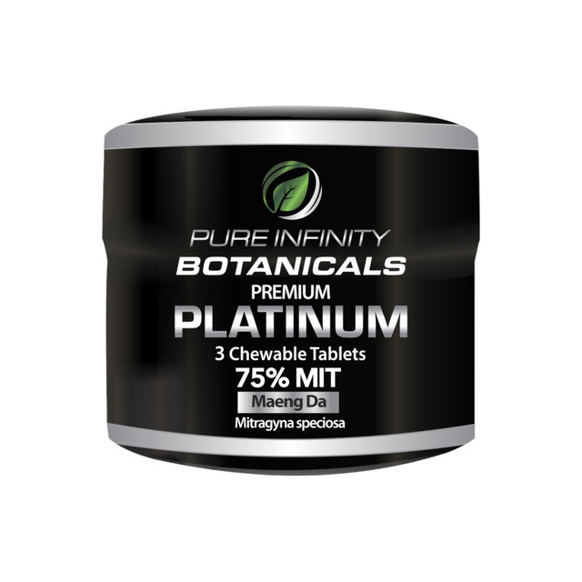 Pure Infinity Botanicals Platinum Kratom Extract 3 Tablets