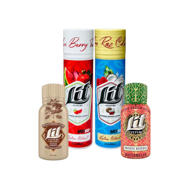Lit Culture Kratom Extract Shot Bundle