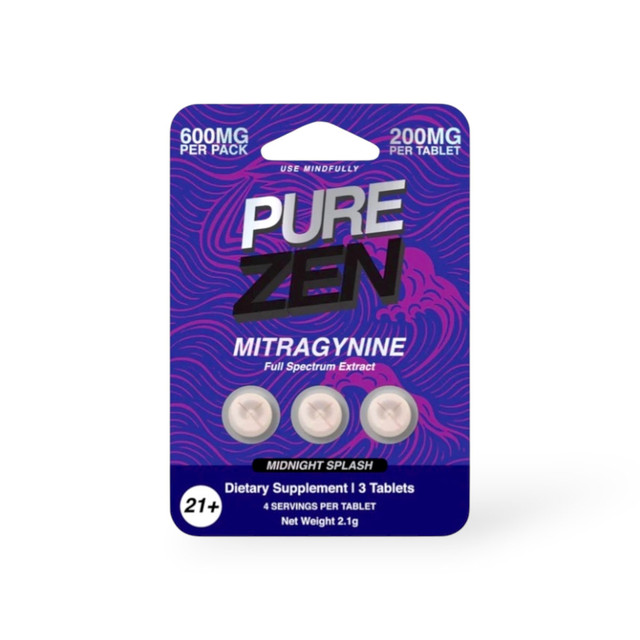 Pure Zen Full Spectrum Extract 200mg Chewable Tablets | Midnight