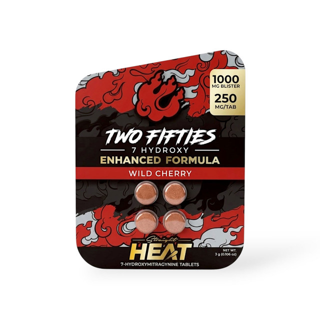 Straight Heat Two Fifties Wild Cherry 7-Hydroxy 250mg