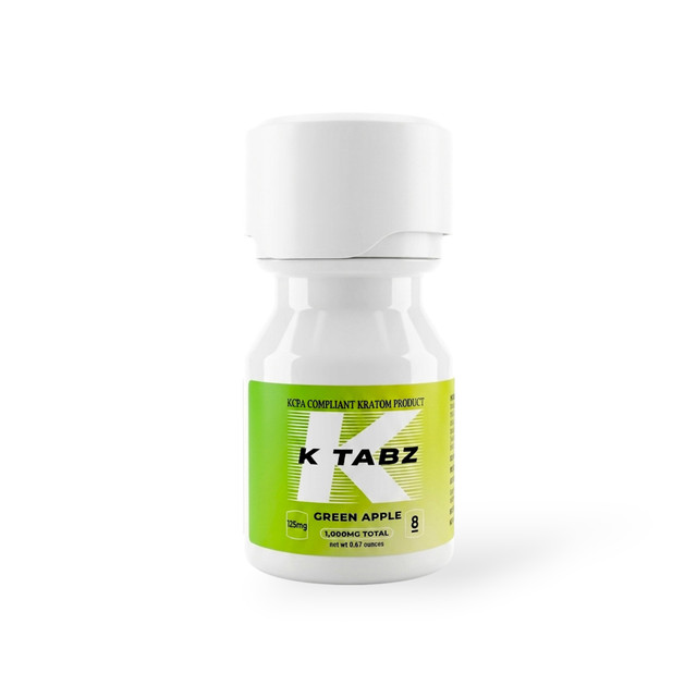 K Tabz Kratom Extract Tablets Green Apple 125mg | 8ct