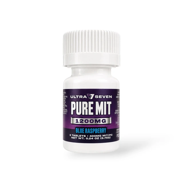 Ultra Seven Pure MIT Chewable Tablet Blue Raspberry 400mg | 3ct