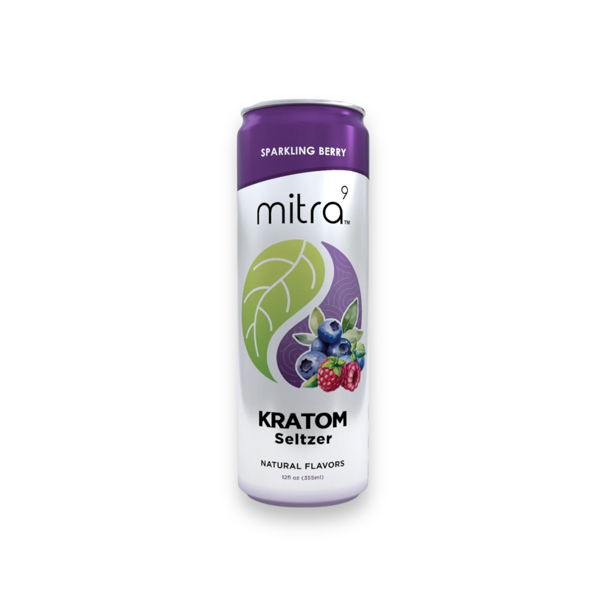 Mitra 9 Sparkling Berry Kratom Seltzer 12oz