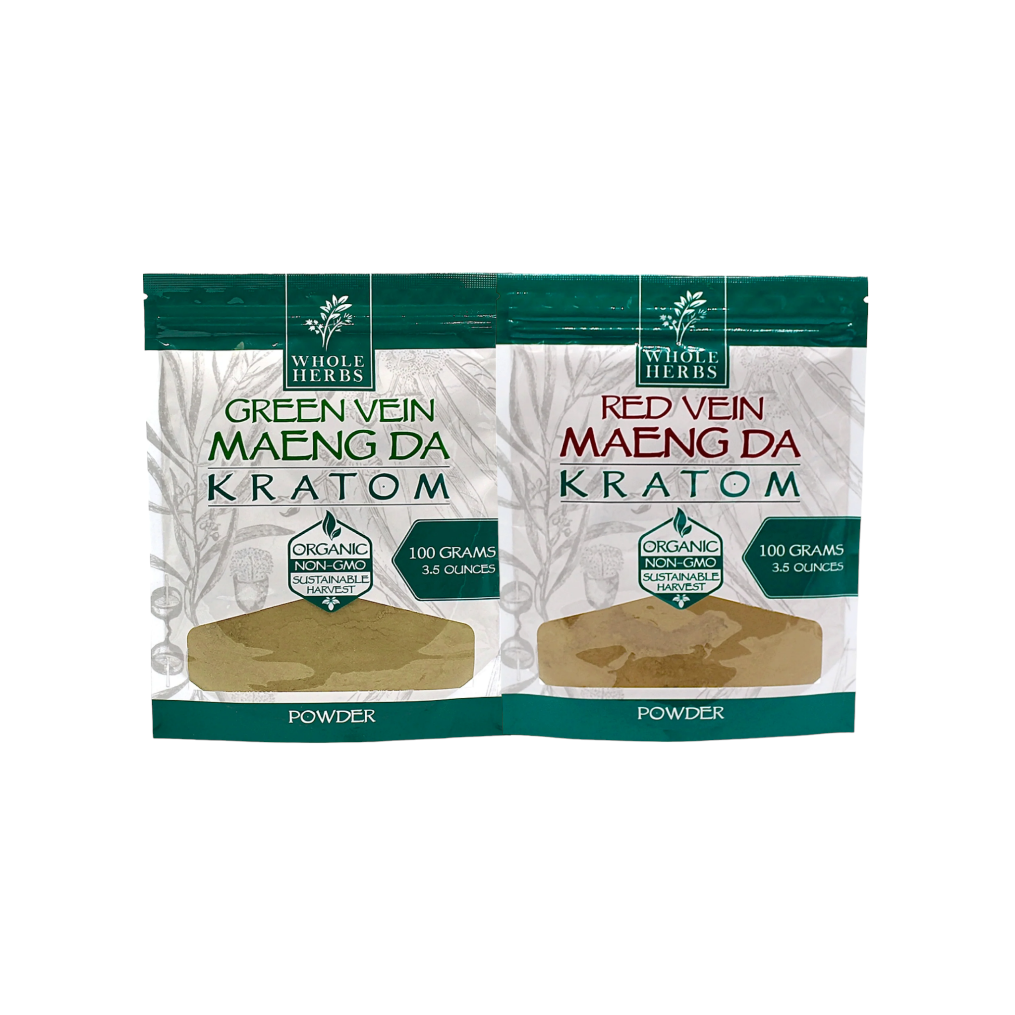 Whole Herbs Kratom Powder Maeng Da Sampler