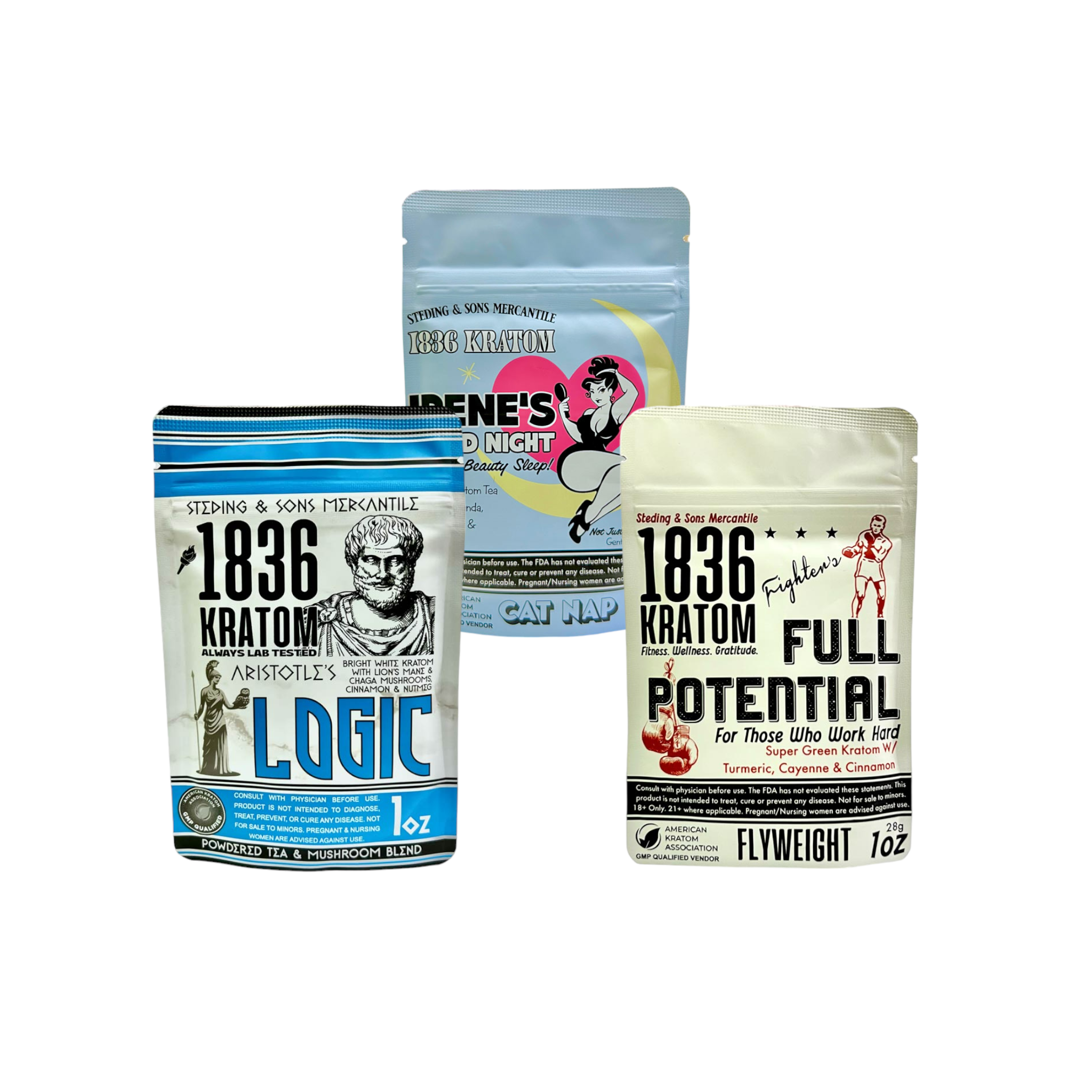 1836 Kratom Blend Powder Sampler