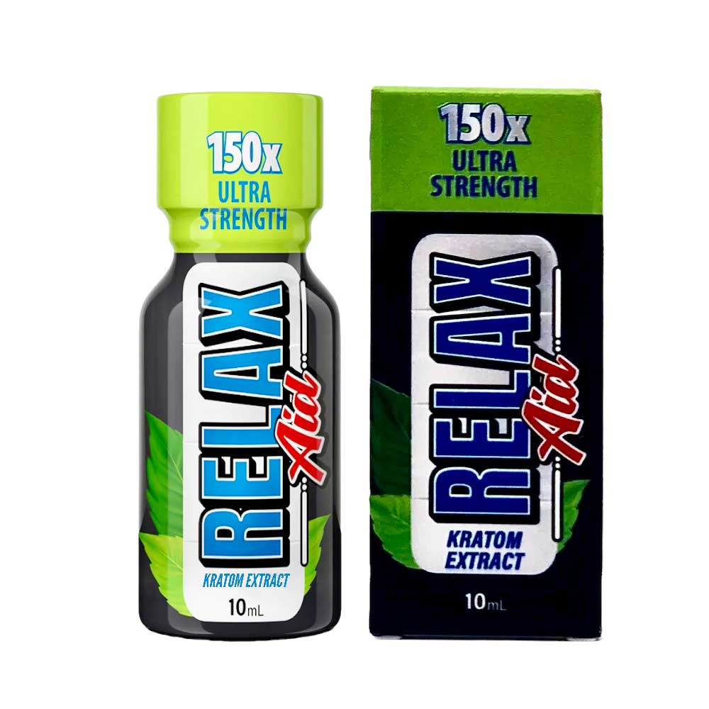 Relax Aid 150x Ultra Strength Kratom Extract Shot