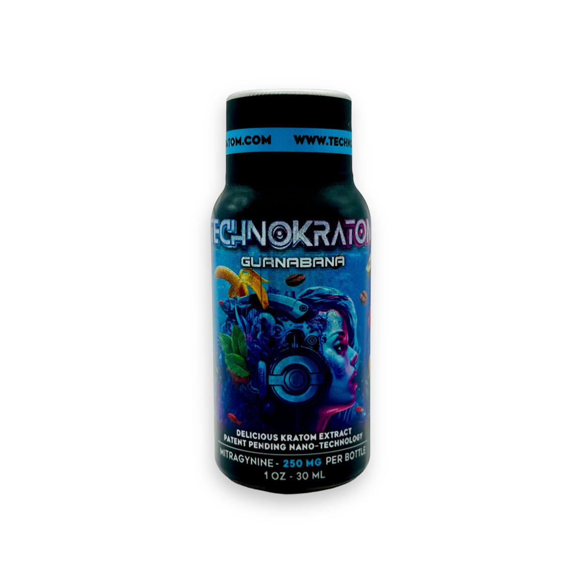 Techno Kratom Extract Liquid Shot Guanabana 250mg 30ml