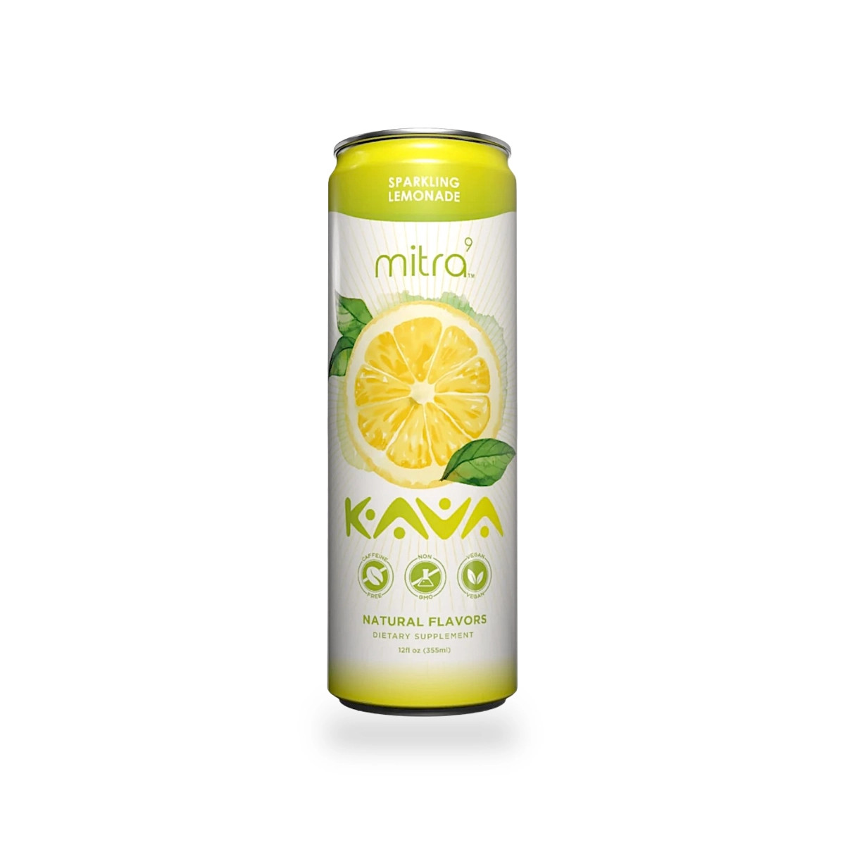 Mitra 9 Sparkling Lemonade Kava Seltzer 12oz