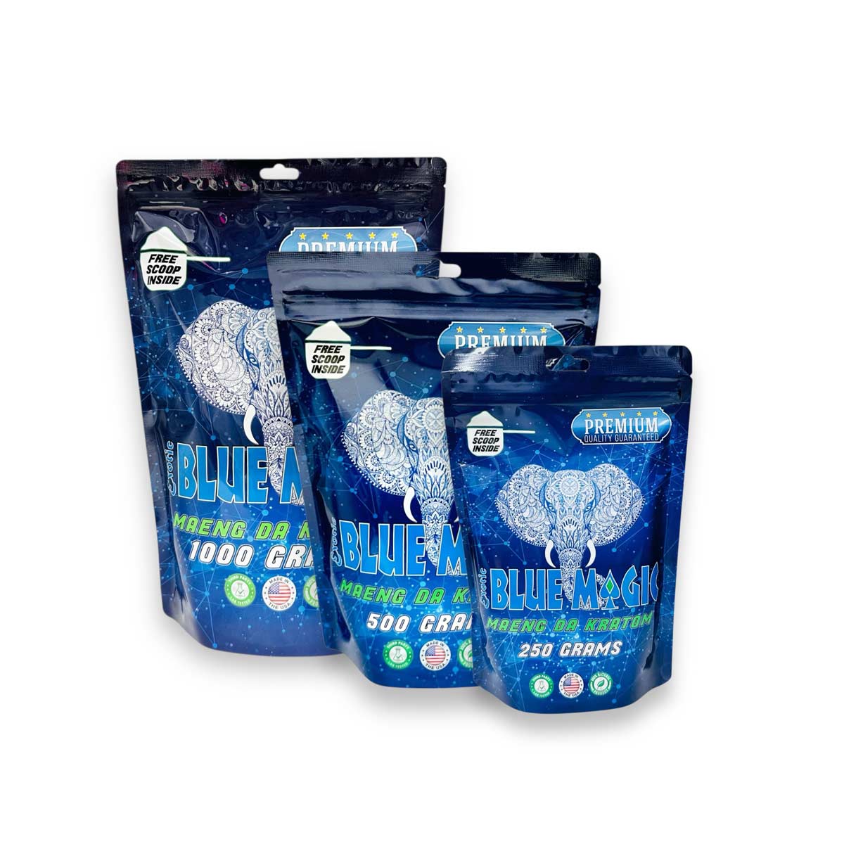 Blue Magic Kratom Powder Maeng Da