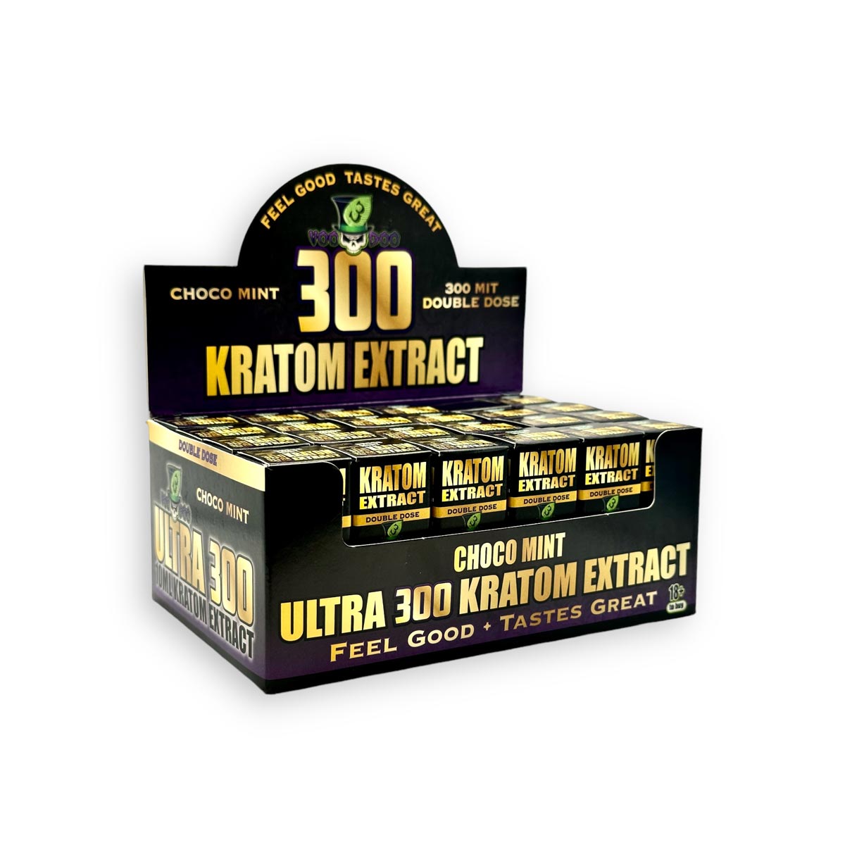 VooDoo3 300 Ultra Kratom Extract Shot Choco Mint