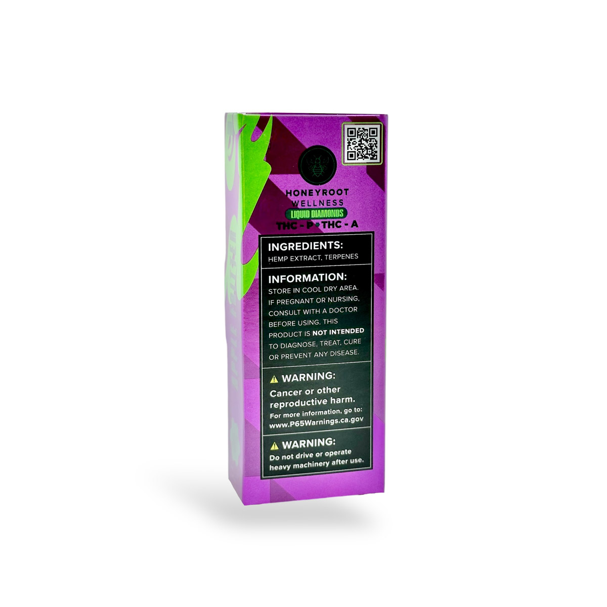 Honeyroot Wellness Liquid Diamonds Super Blend THC-A THC-P Indica Tigers  Blood 1g