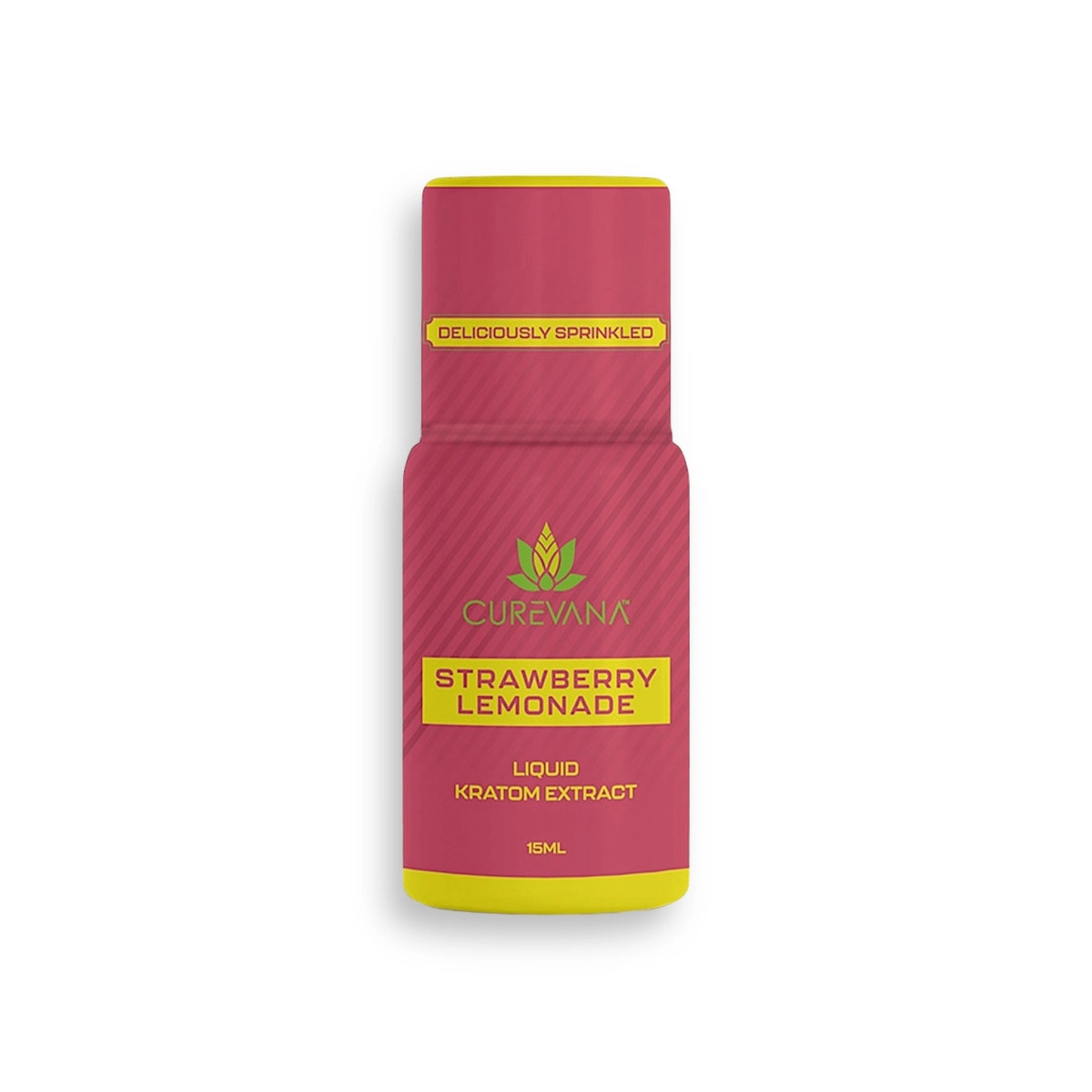 Curevana Kratom Extract Liquid Shot Strawberry Lemonade 15ml