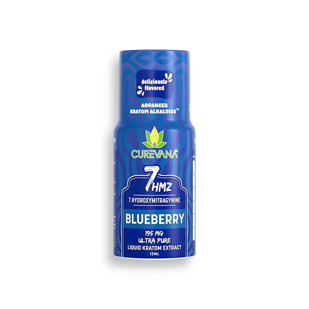 Curevana 7hmz Kratom Extract 7-hydroxymitragynine Liquid Shot Blueberry 15ml
