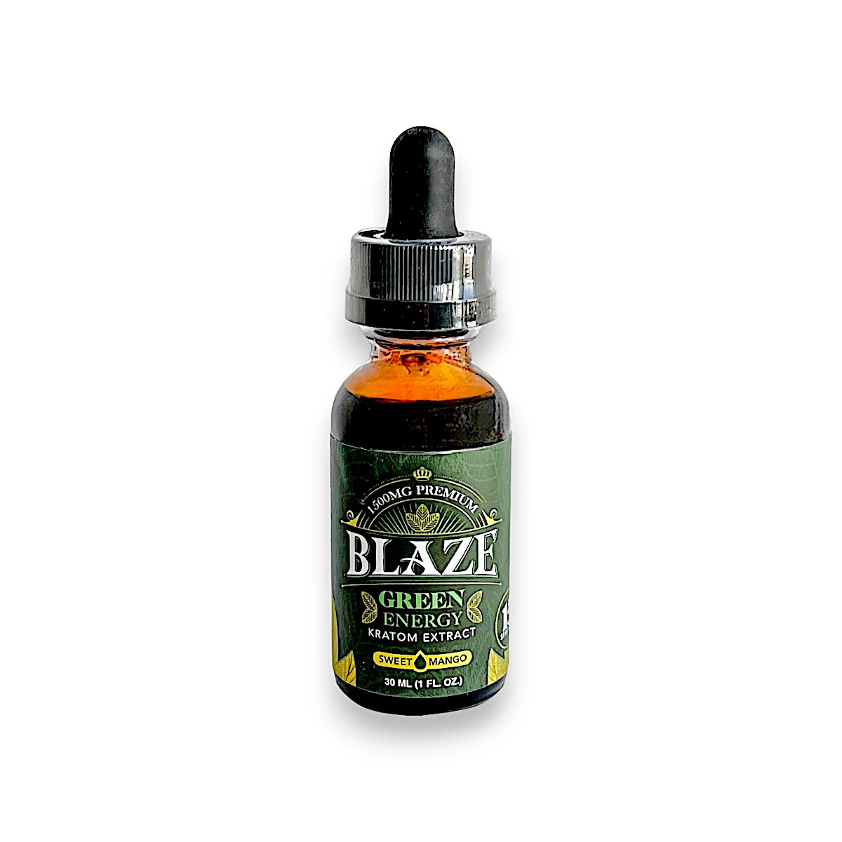 Blaze Kratom Green Energy Kratom Extract Tincture Sweet Mango 30ml