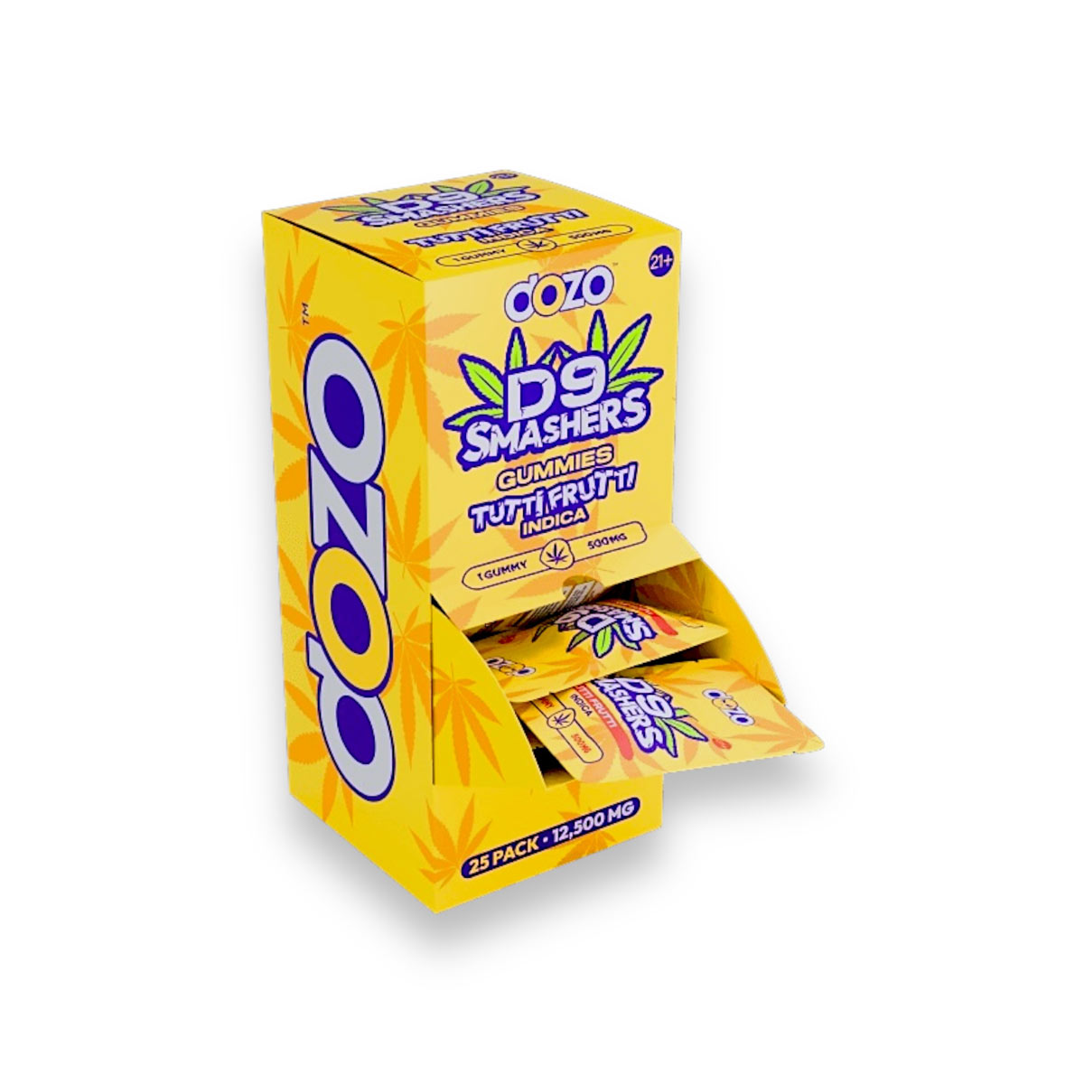Dozo D9 Smashers Indica Gummies TuttiFrutti