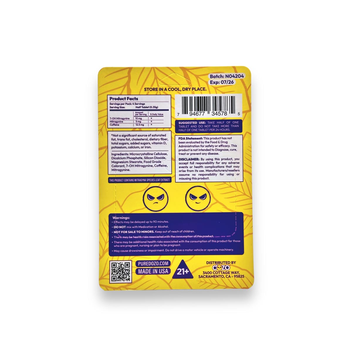 Dozo Perks Wild Mango 7-Hydroxy Party Blend