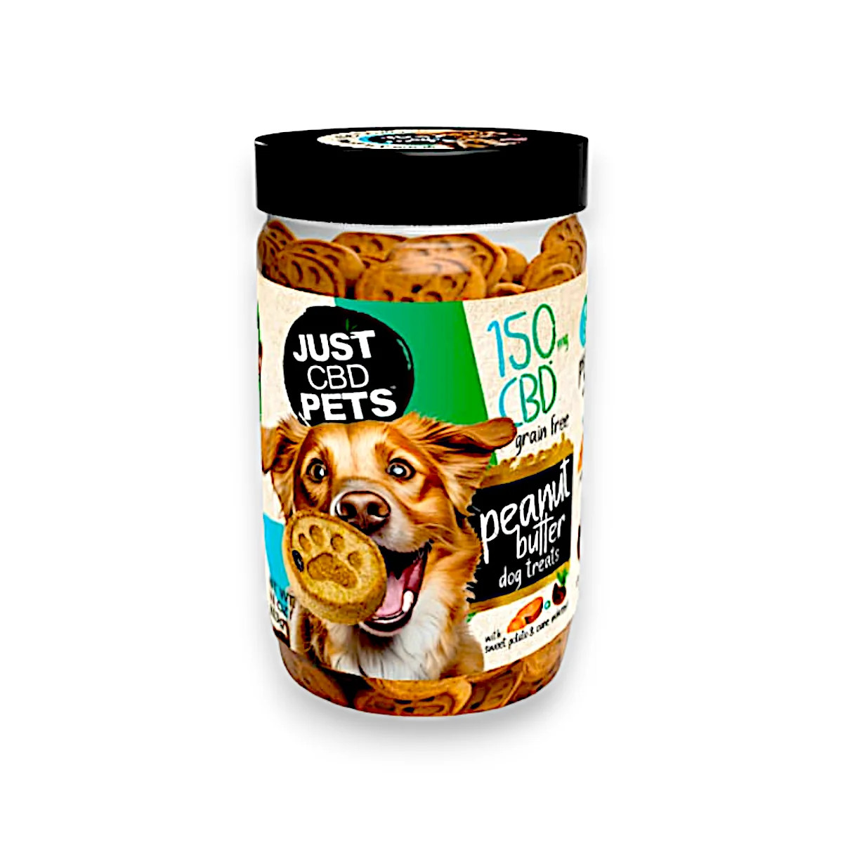 Just CBD Pets 150mg-total CBD Peanut Butter Dog Treats