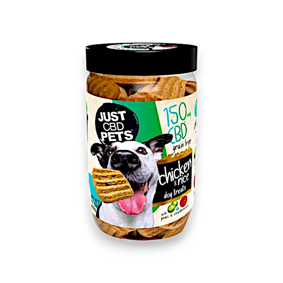 Just CBD Pets 150mg-total CBD Chicken & Rice Dog Treats