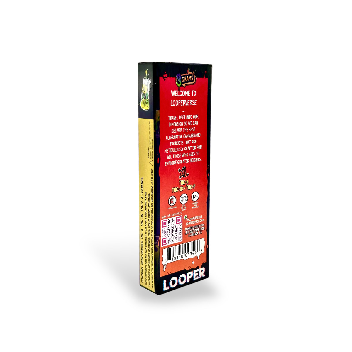 Looper XL Melted Live Resin Vape Green Crack Chemdawg 3g