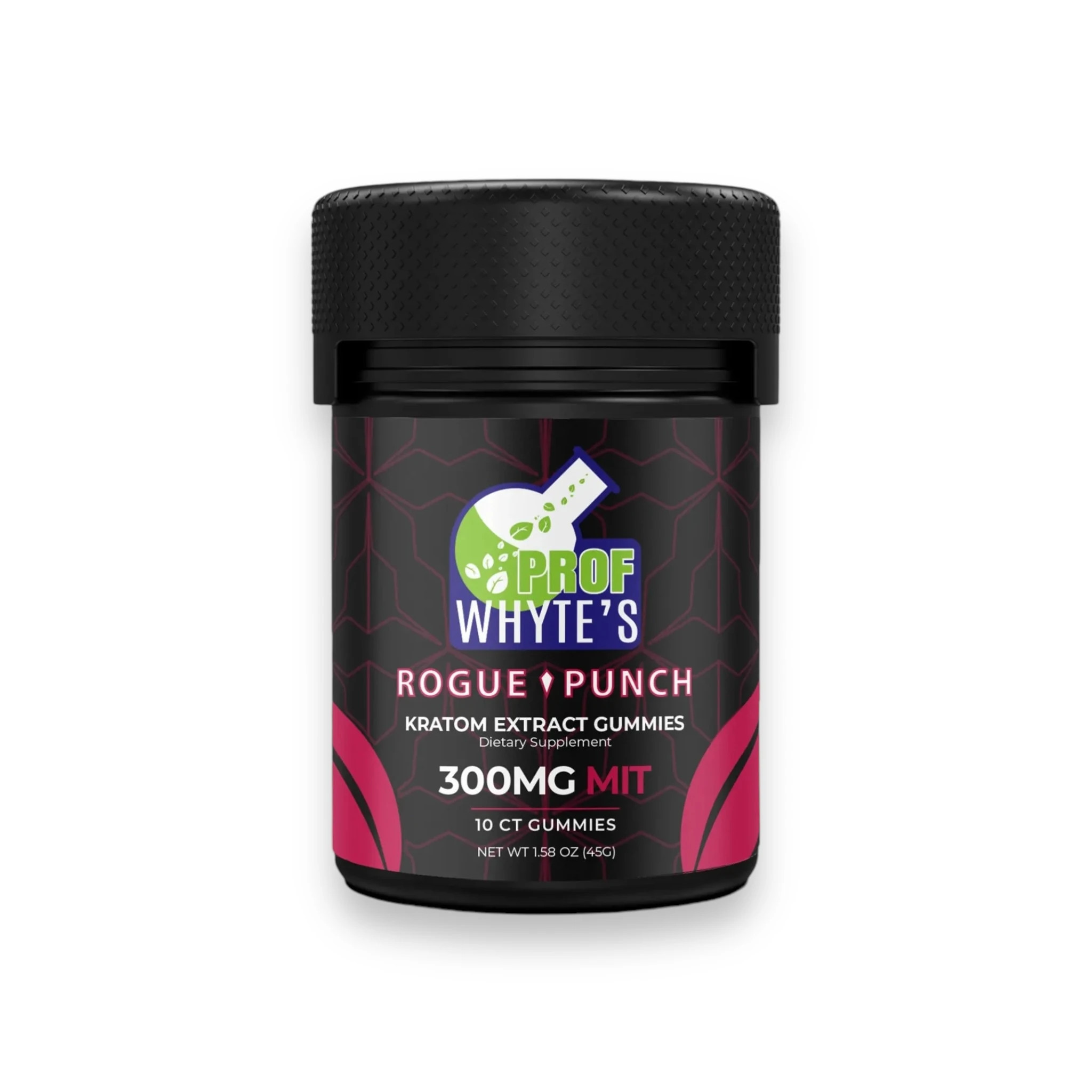 Prof Whytes Kratom Extract Gummies Rogue Punch 30mg Per Gummy