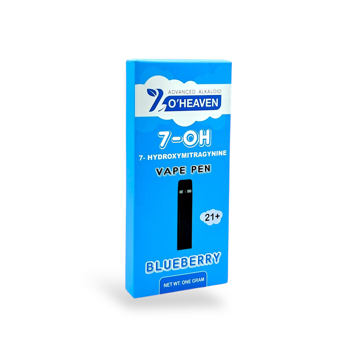 7 O'Heaven 7-OH Kratom Vape Pen Blueberry - Fast & Potent