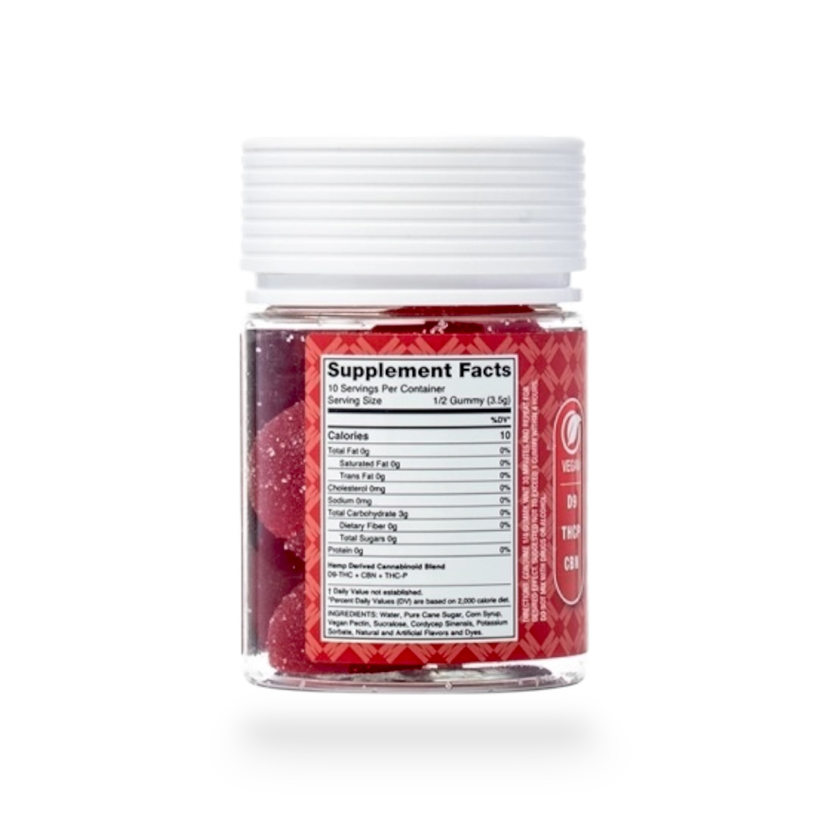 Memory Lane Indica Strawberry Kush Gummies 2000mg - Relax