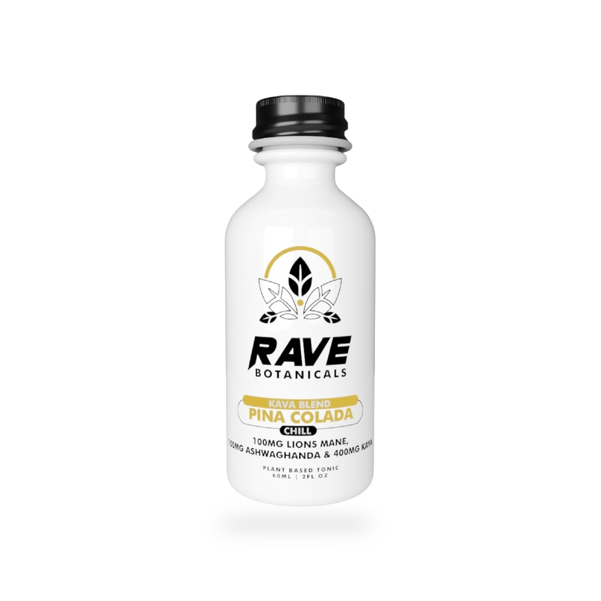 Rave Botanicals Chill Pina Colada Kava Blend Shot 60mL