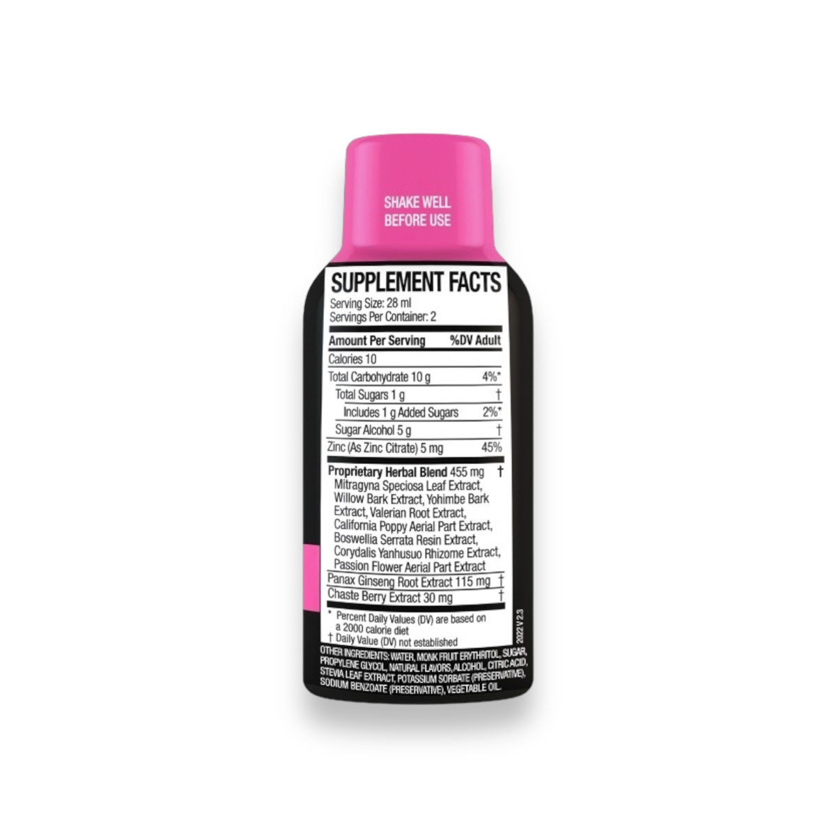 Viva Zen Kratom Extract Shot Women's Health Raspberry Flavor