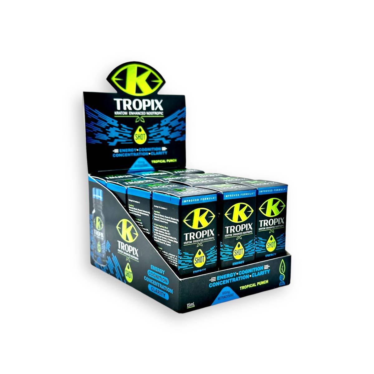 K Tropix Kratom Enhanced Nootropic Shot