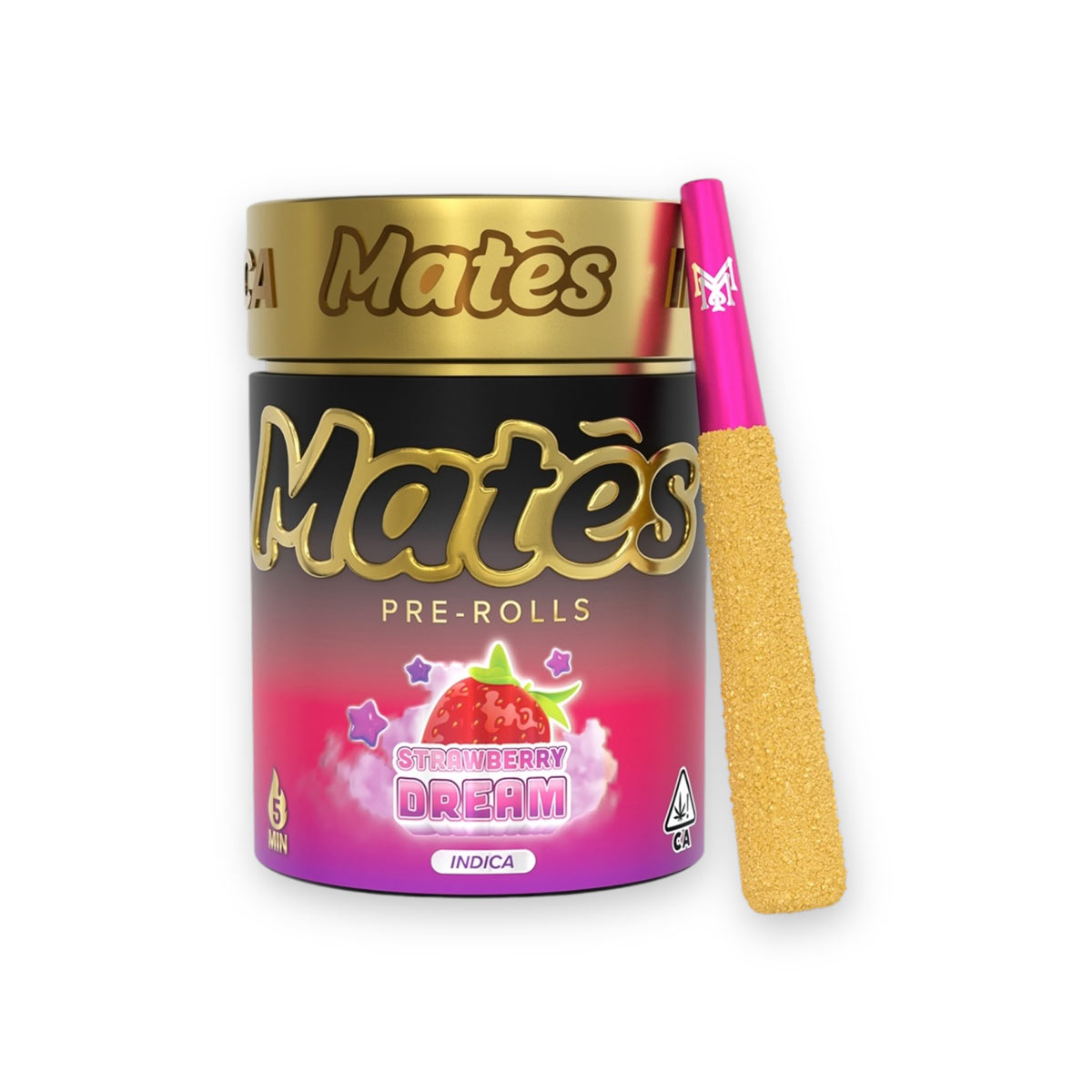 Muha Meds Mates Pre-Roll Indica Strawberry Dream 5ct