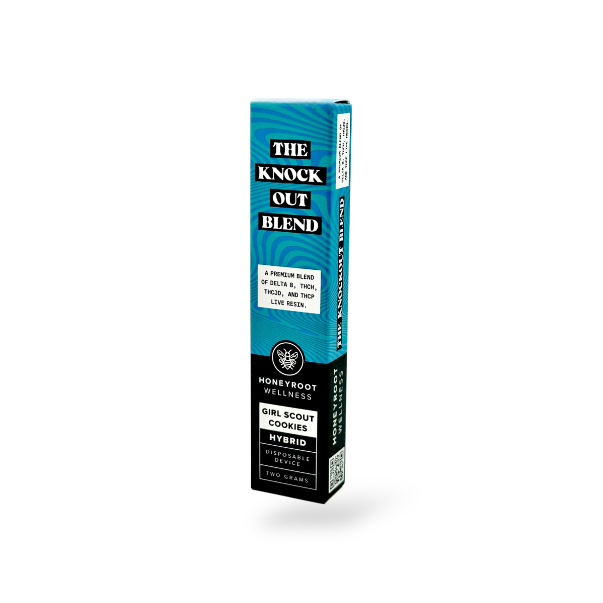 Honeyroot Wellness The Knock out Blend Disposable Vape Girl Scout Cookies Hybrid 2g