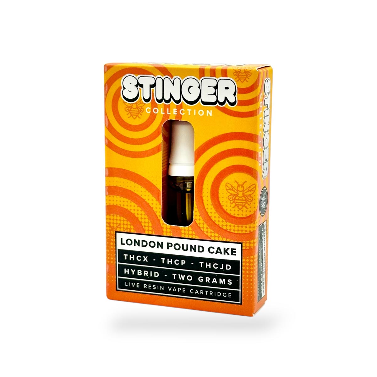 Honeyroot Stinger Collection Vape Cartridge Hybrid London Pound Cake 2g