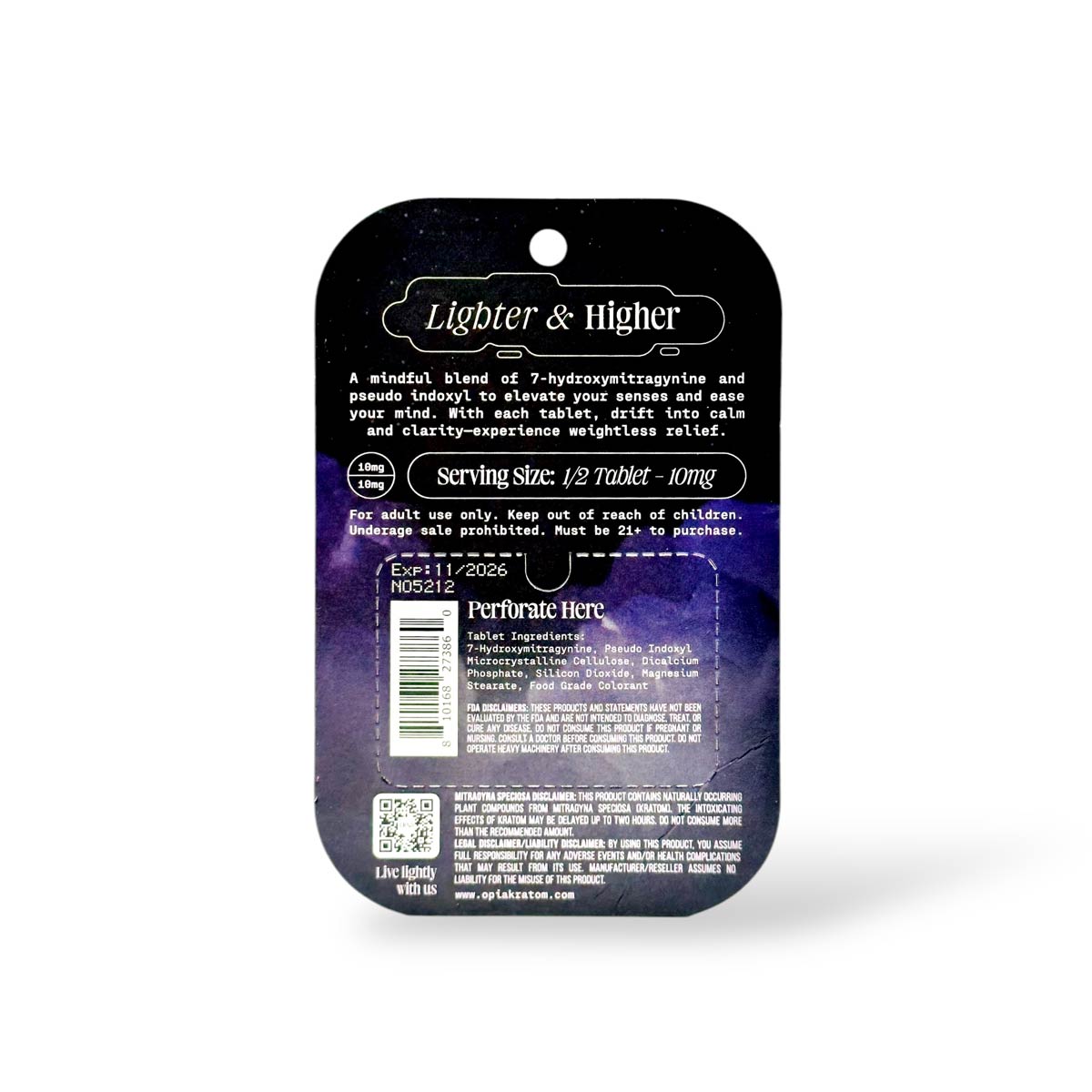 Opia Pseudo + 7OH Chewable Tablets Wild Berry 80mg - Image 5