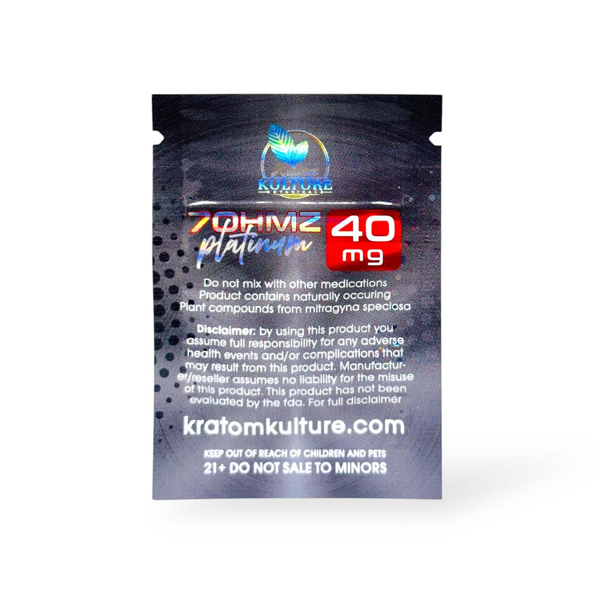 Kratom Kulture 7OHMZ Platinum Tablets 40mg - Image 9