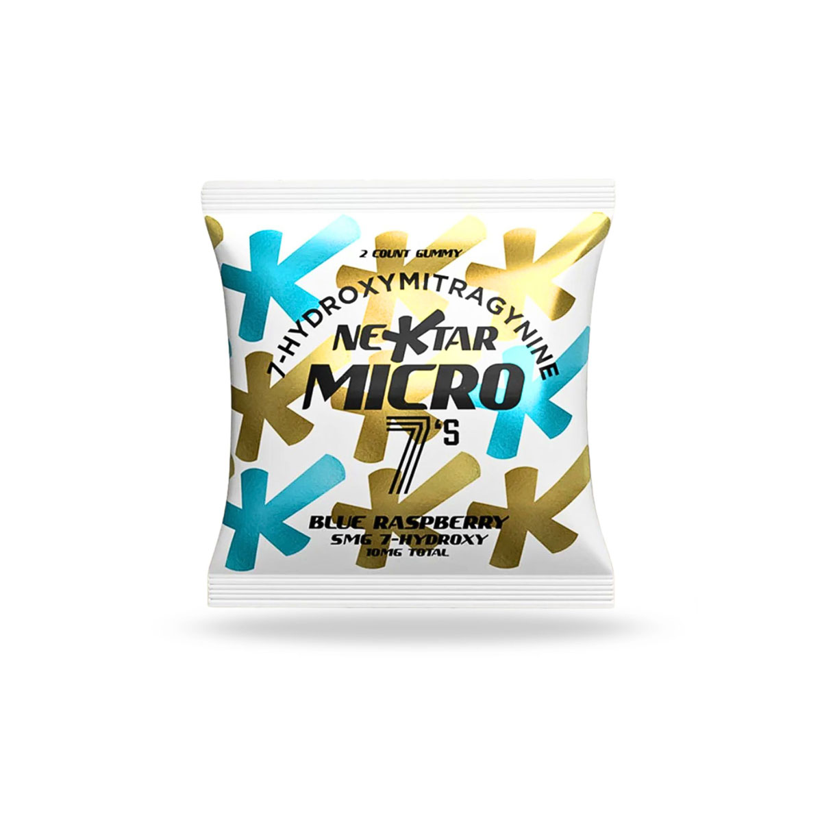 Nektar Micro 7's 7-Hydroxymitragynine Gummies Blue Raspberry 10mg
