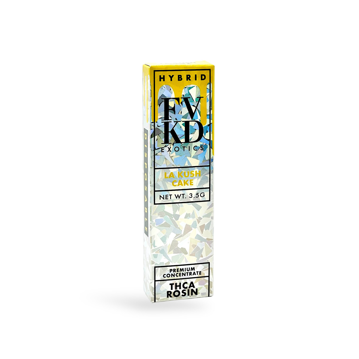 FVKD Exotics Disposable Vape Hybrid LA Kush Cake 3.5g